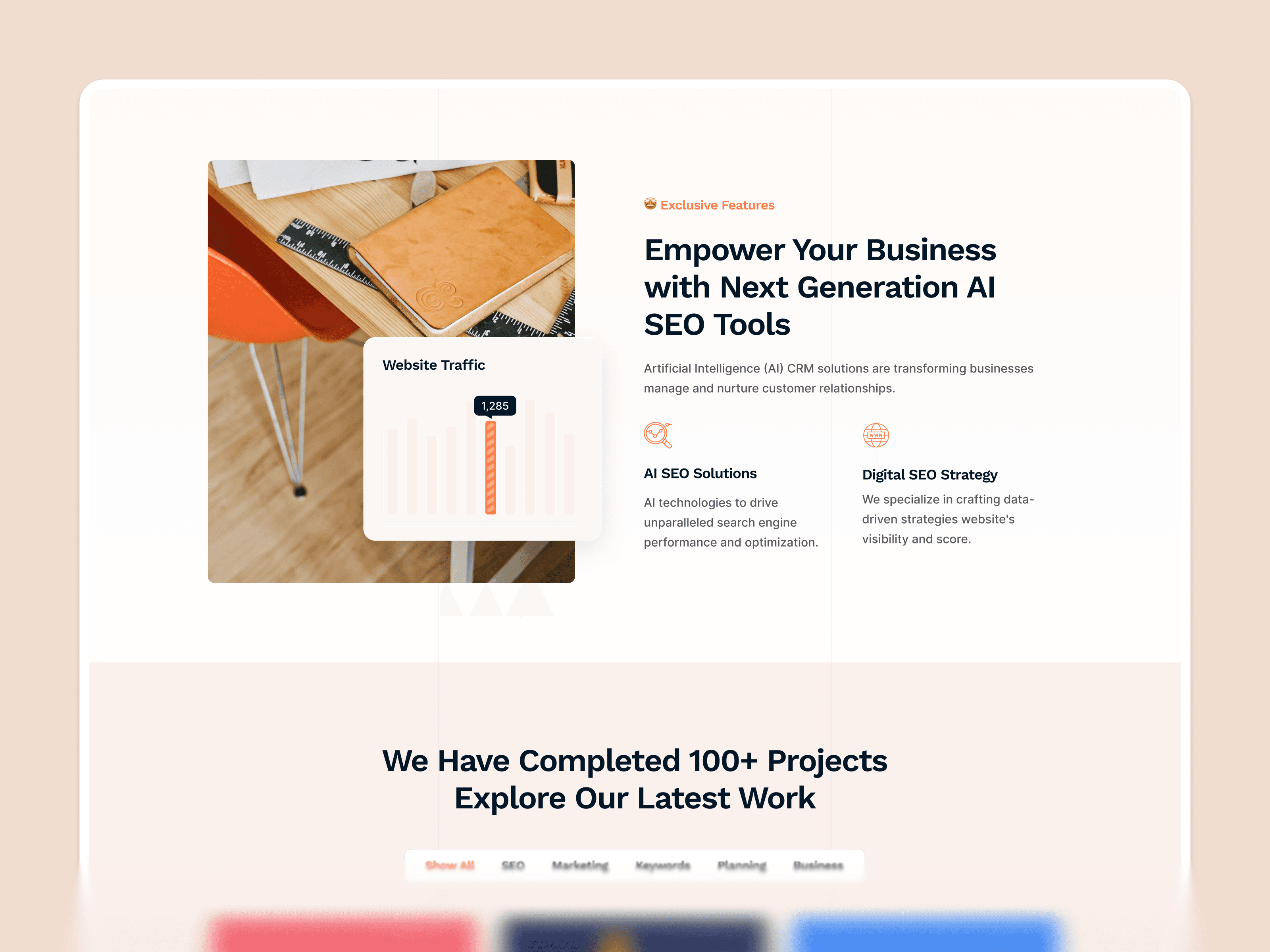 framer seo consultancy template