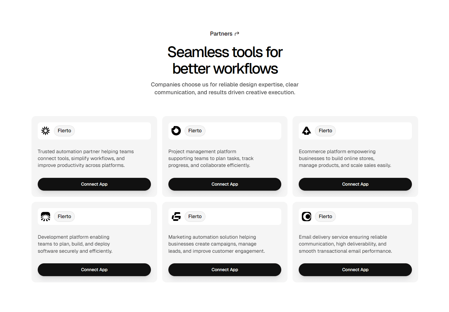 Framer Integration Section Component