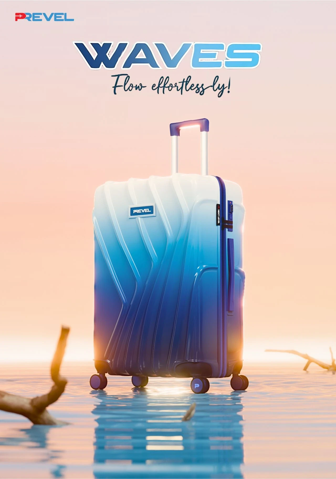 Trolley suitcase visualization in a Ocean product scene