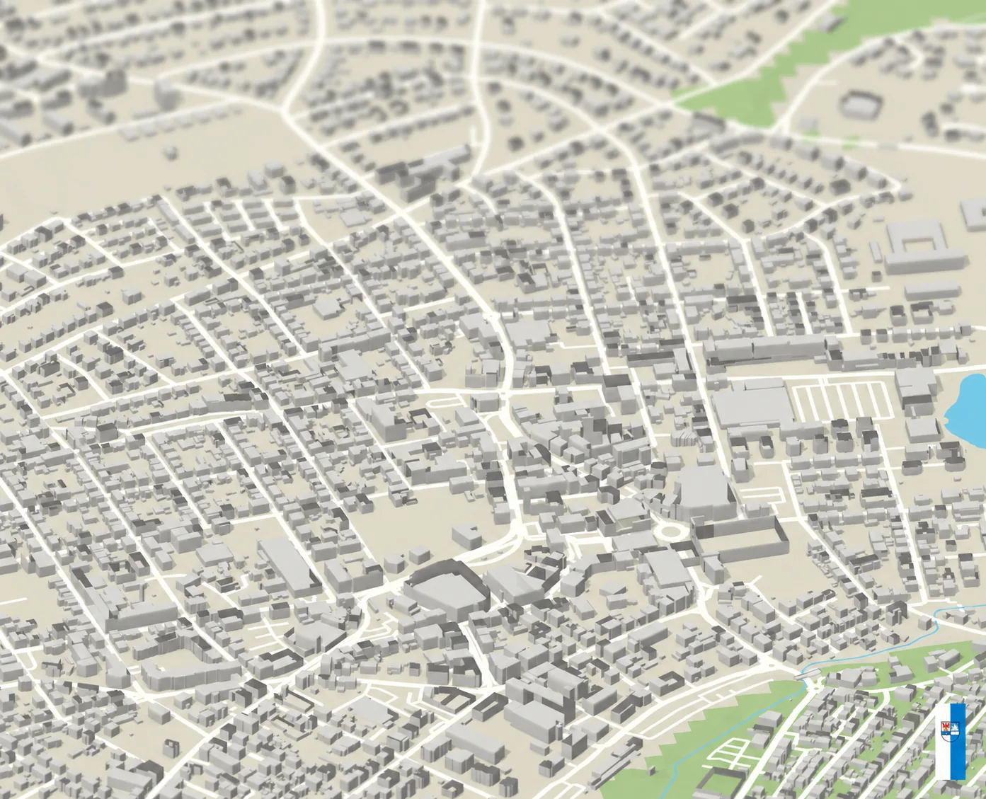 3D-Karte von Schwenningen