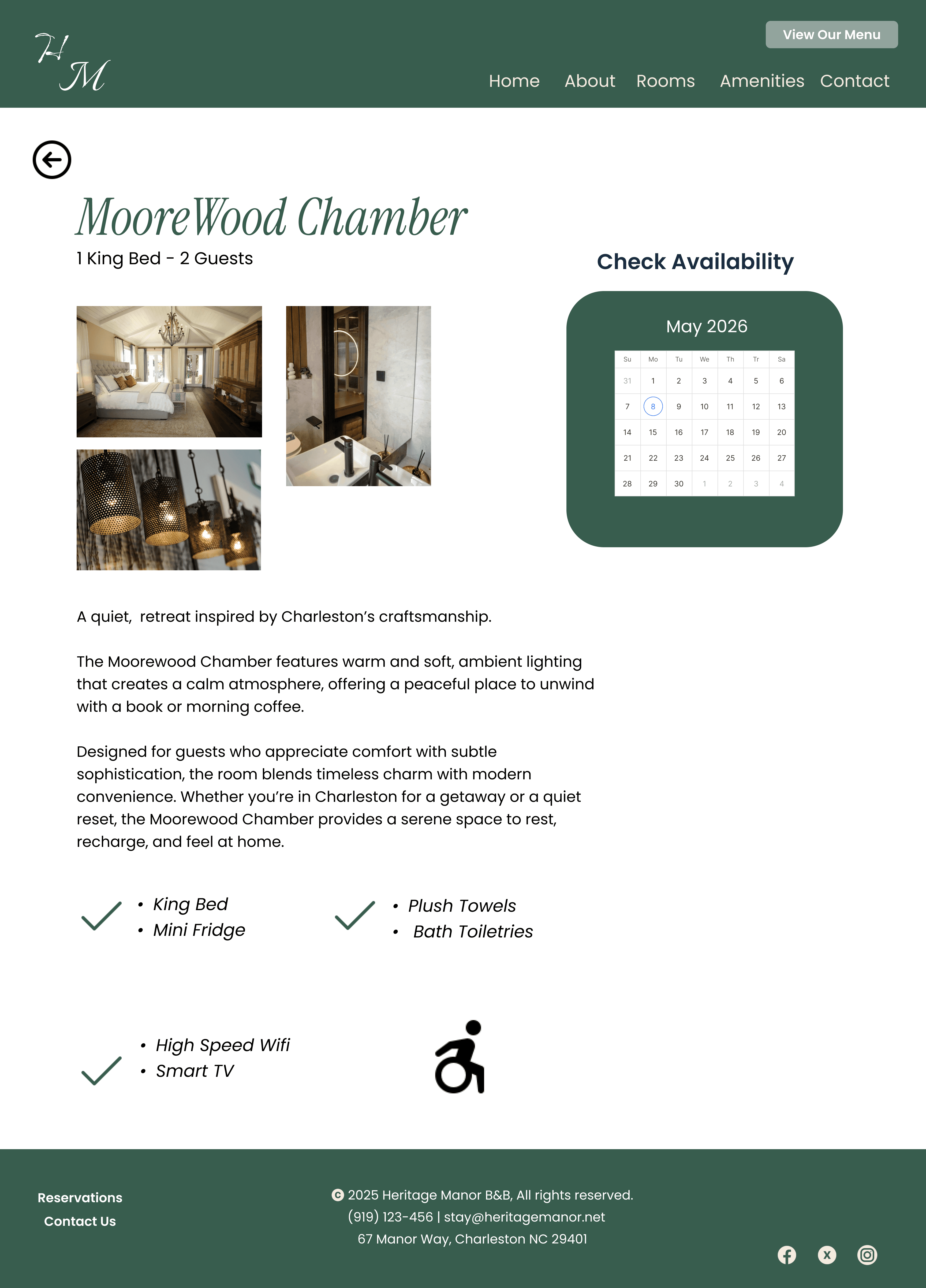 Room Booking Screen - Hifi