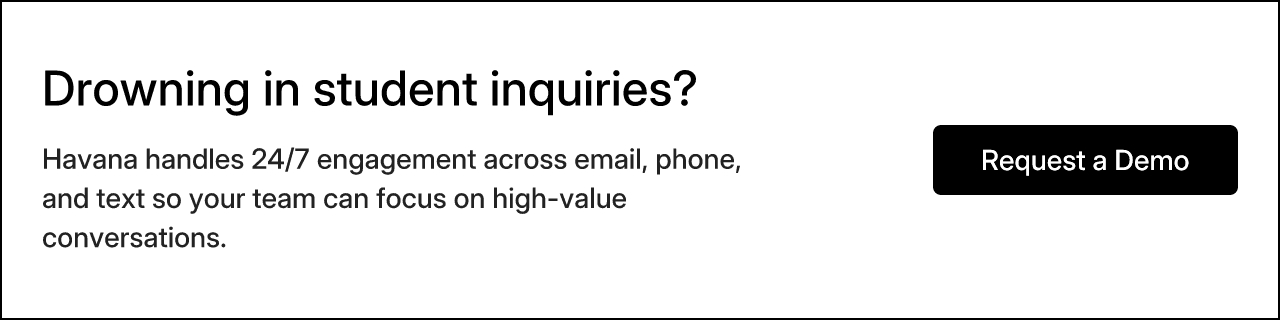 Drowning in student inquiries?