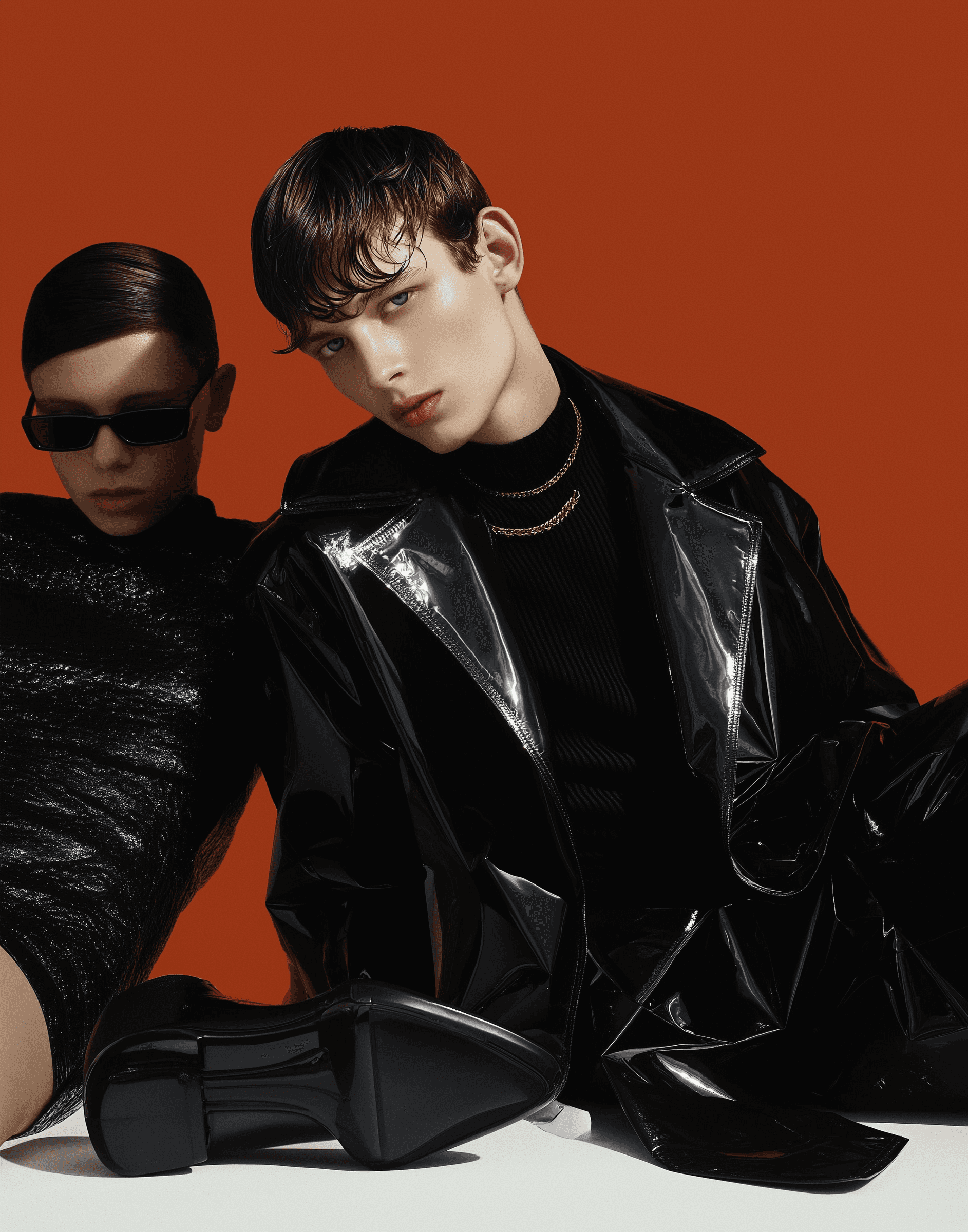 AI fashion campaign visual for luxury brand