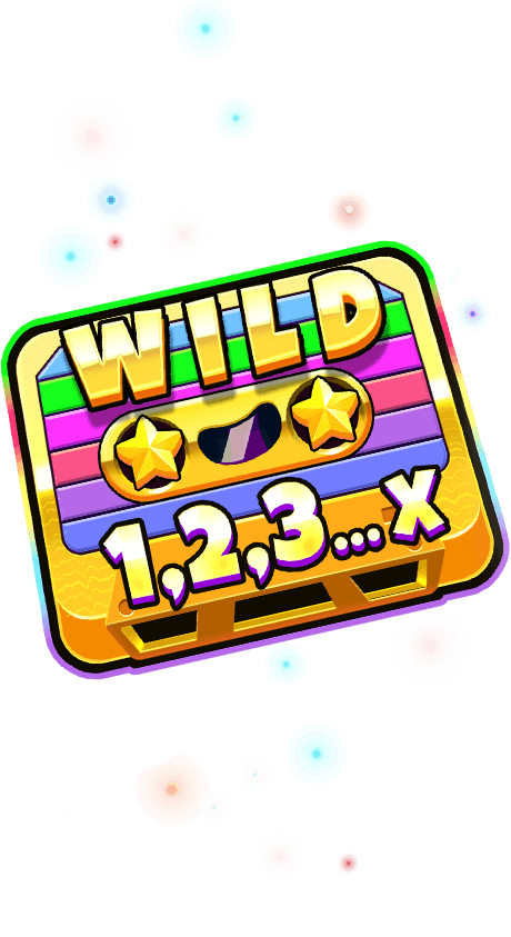 Retro Tapes - Wild Tape Symbols Push Gaming