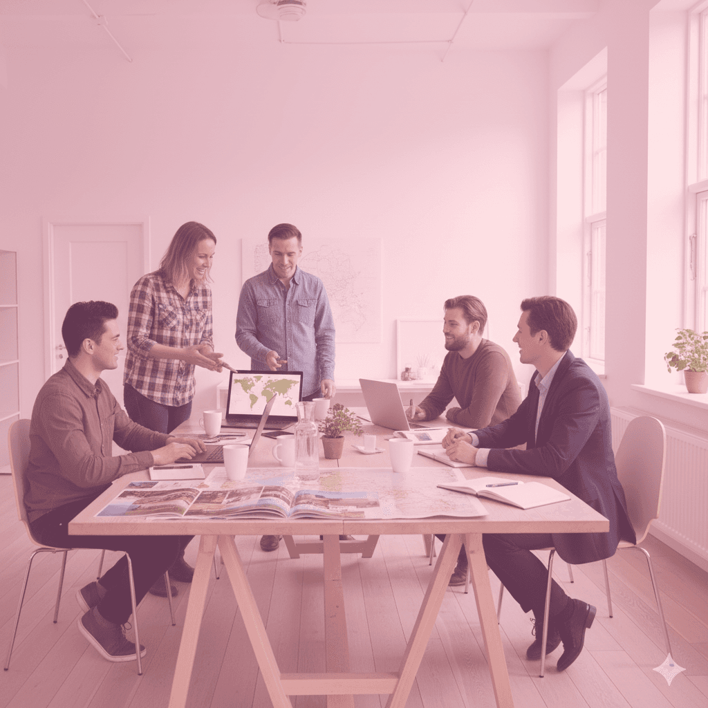 Teamwork in the office