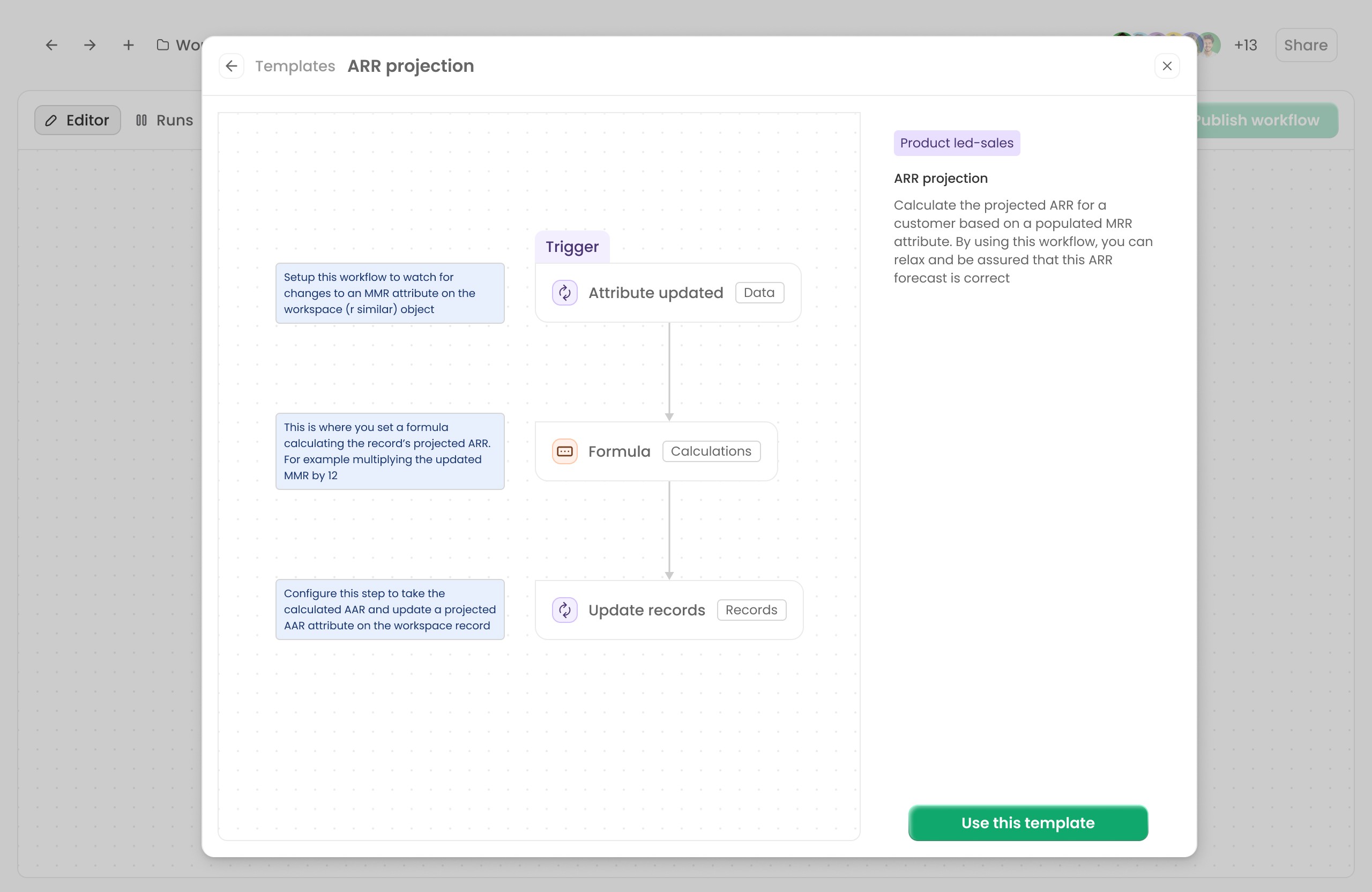 Workflows templates Dalil