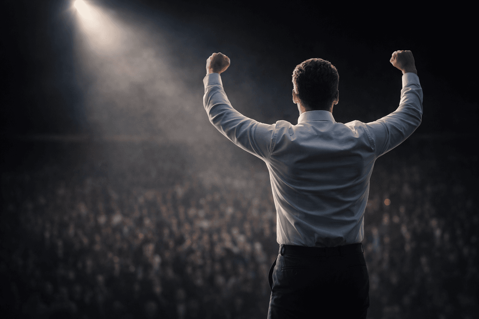 Dynamic picture of a cyclist riding downhill