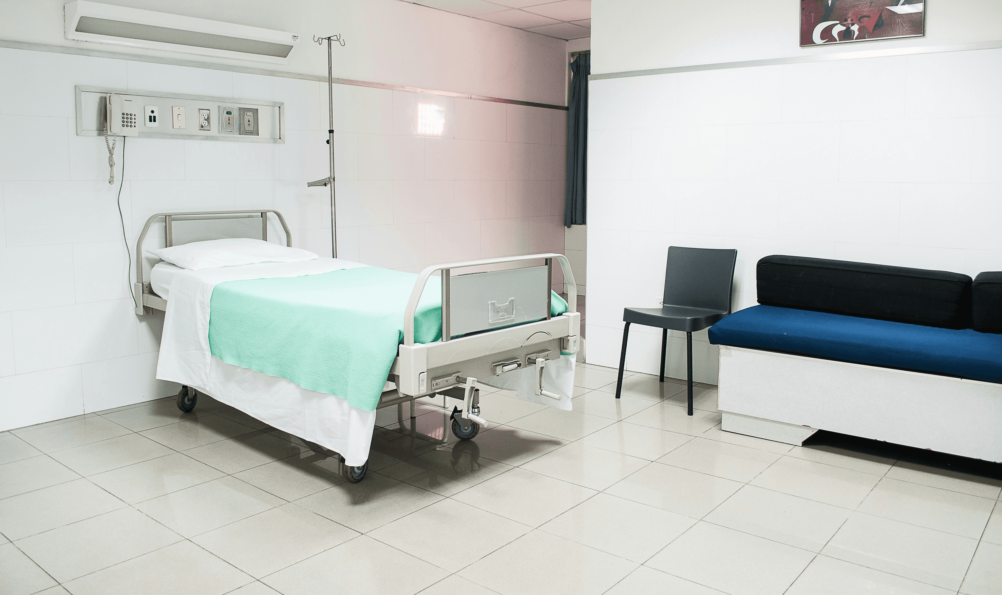 An Hospital bed