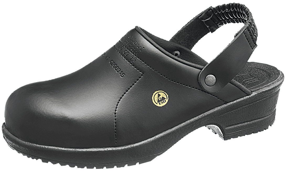 Engineer working closely with electrical equipment protected with ESD safety