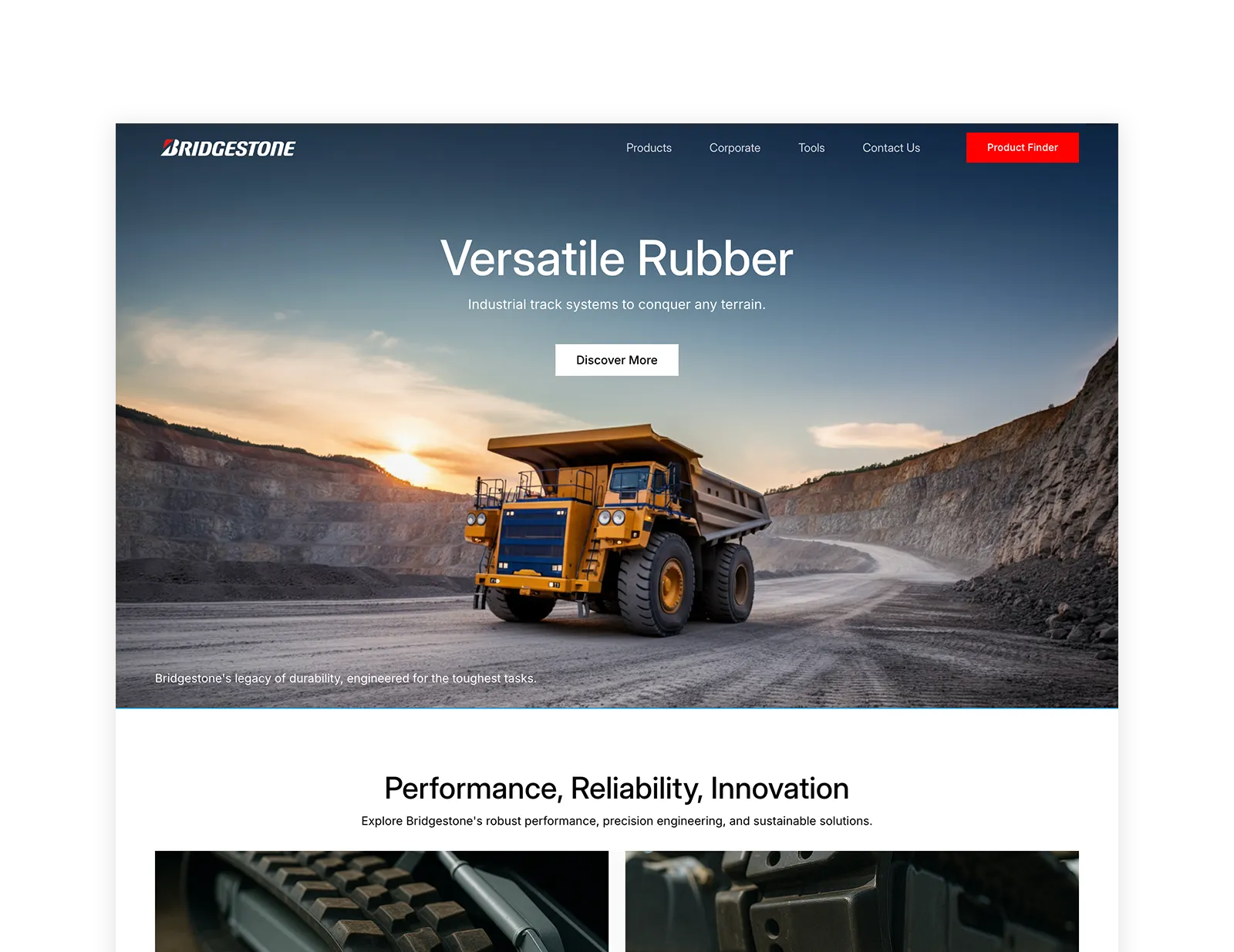 Bridgestone Industrial EU website