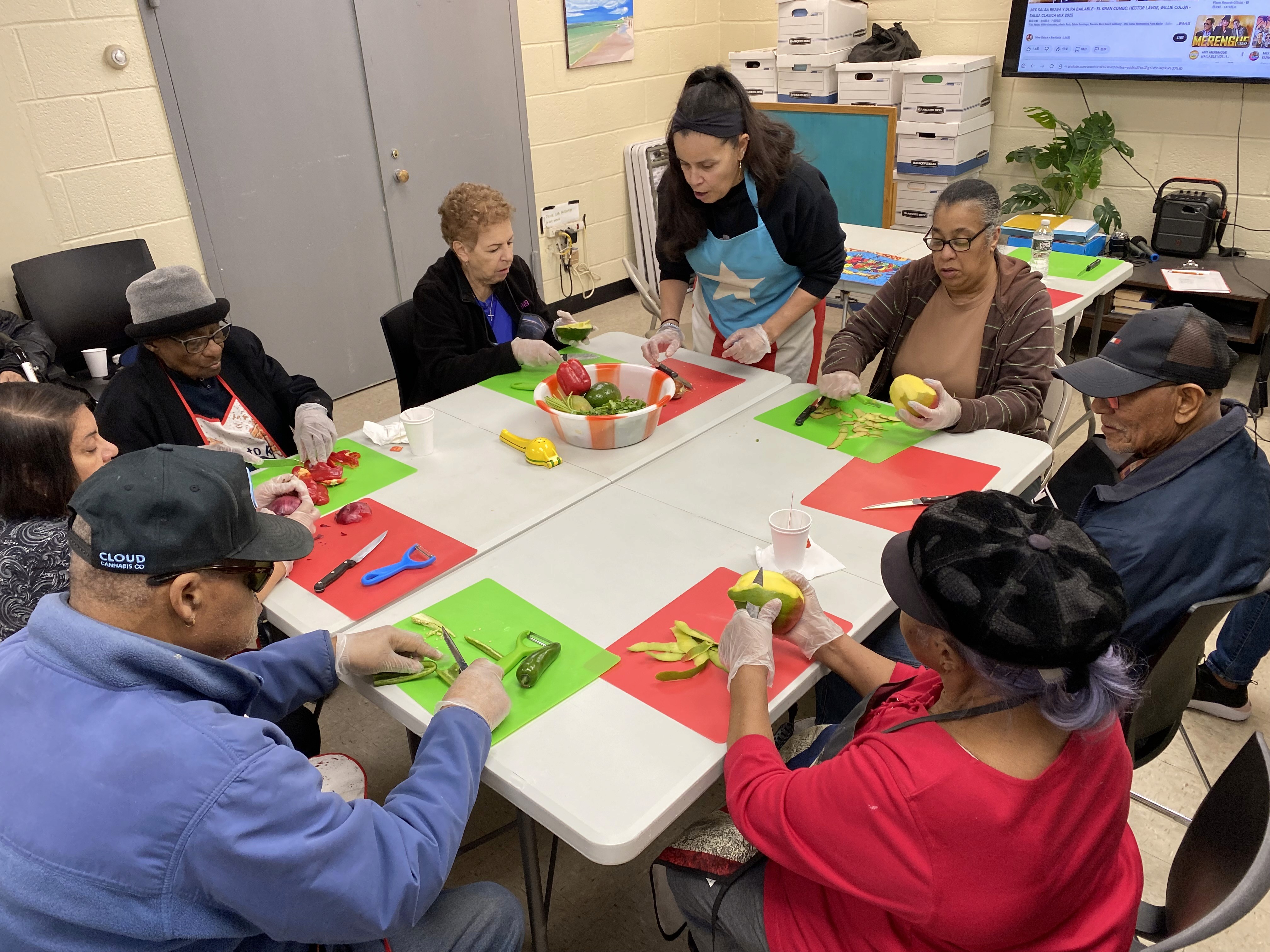 Staff photo of Grand Street Settlement staff at the Bronx Zoo.