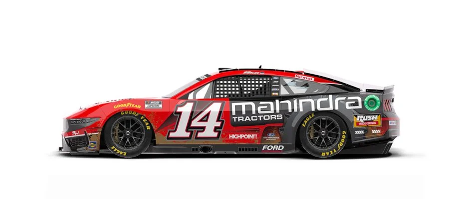Chase Briscoe will drive the No. 14 Mahindra Tractors Ford.