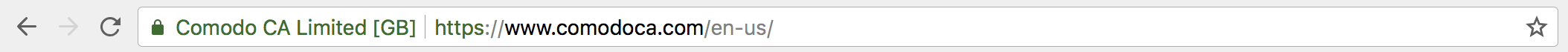 A screengrab of a business url in a browser bar.