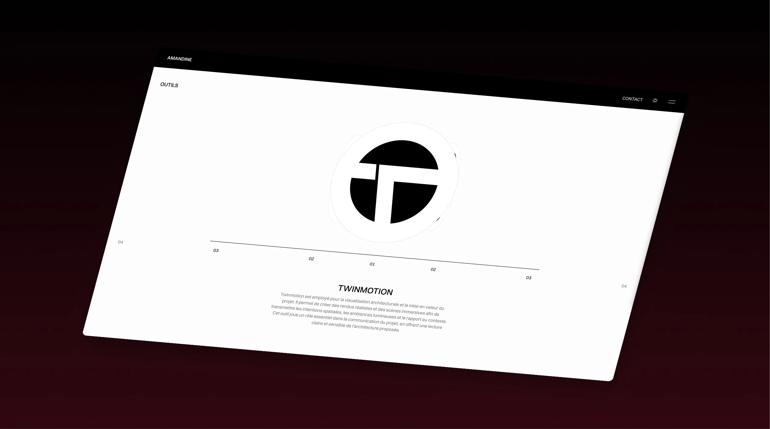 Logiciels maîtrisés : Archicad, Twinmotion et Procreate
