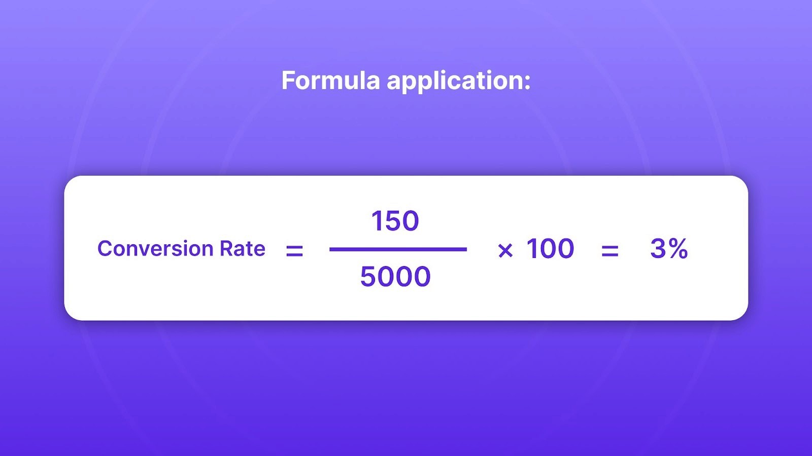 Formula application