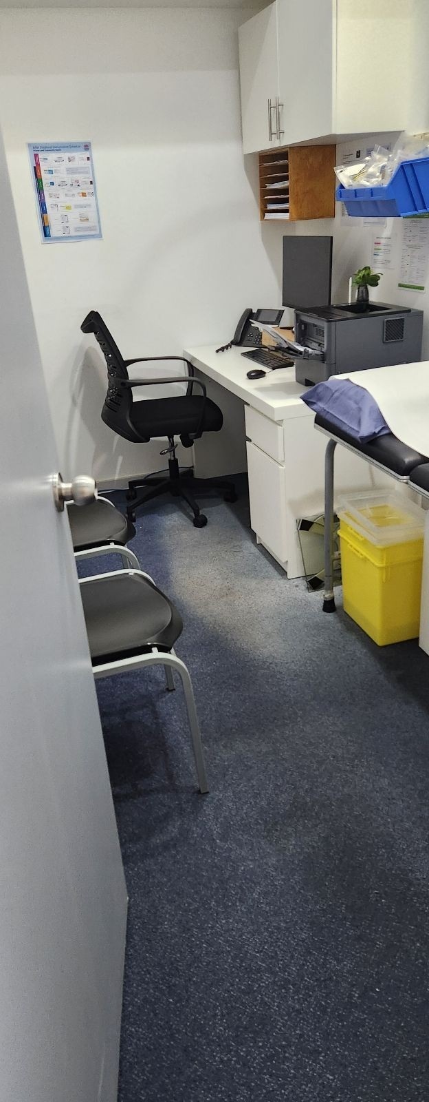 Pest fogging treatment at a warehouse