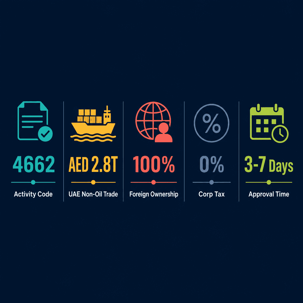 Infographic: How to Get a Metals & Metal Ores Trading License in Dubai