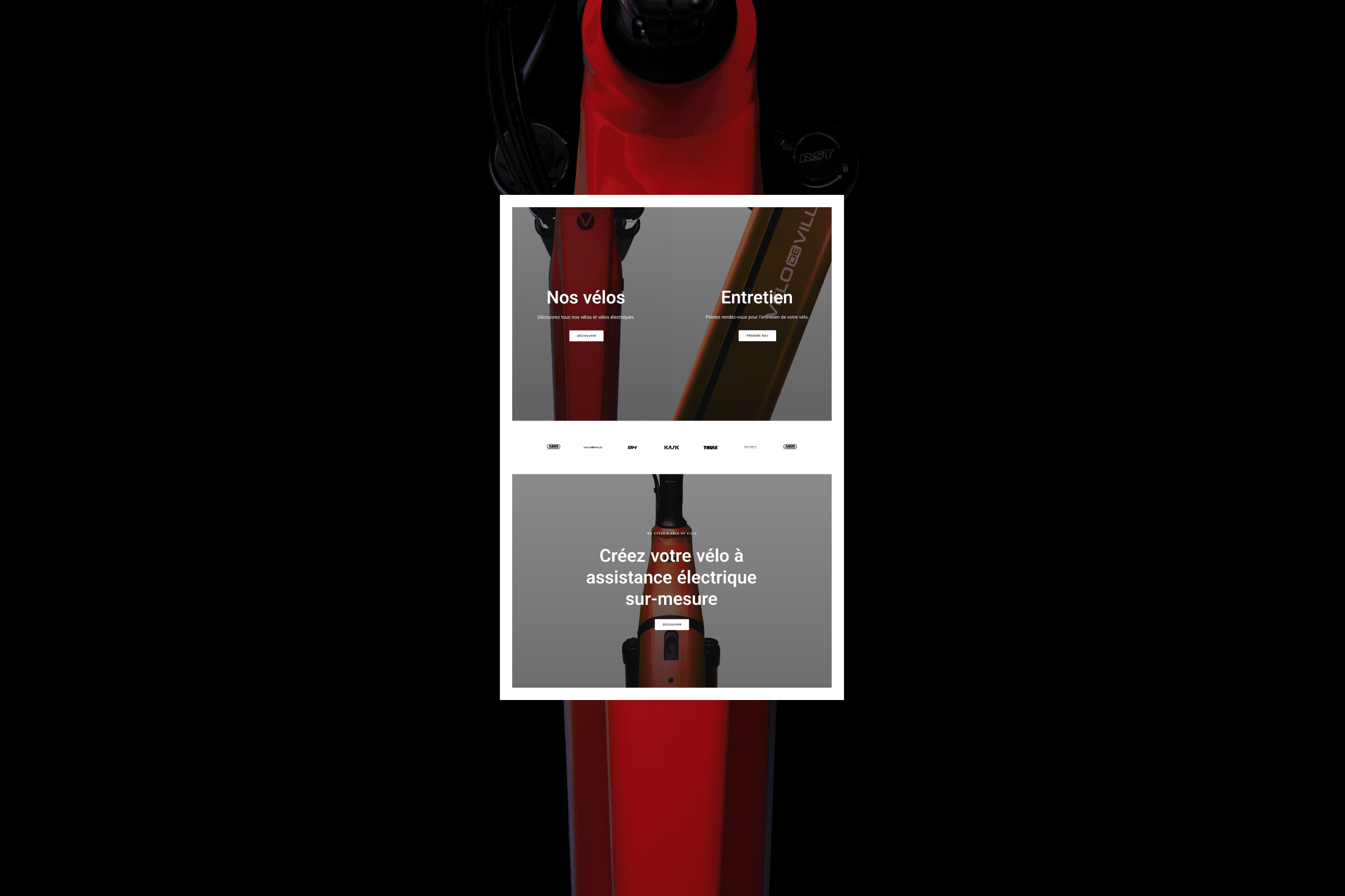 Un site internet moderne.