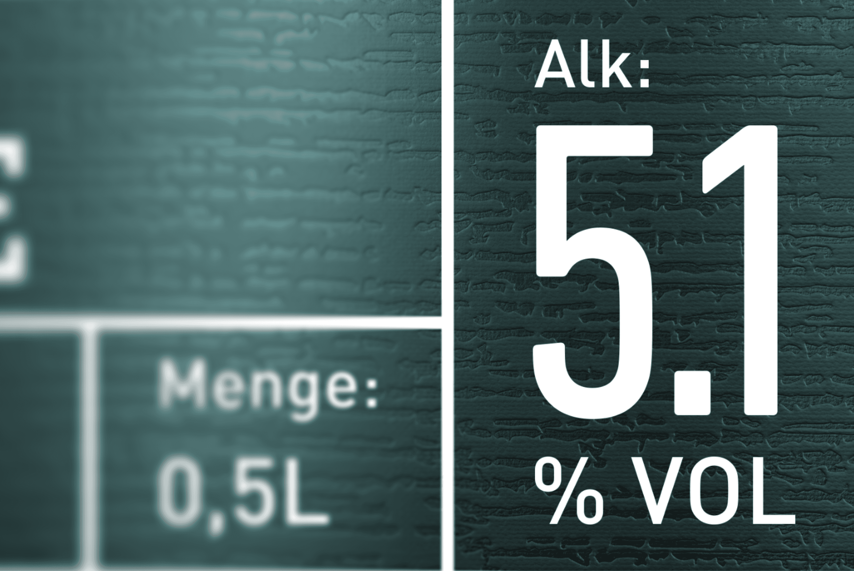 Alk: 5.1 % VOL, Menge: 0,5L