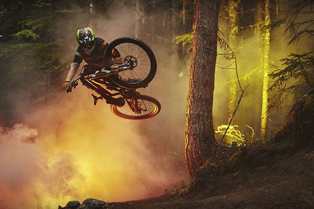 A man dressed in a white jacket.