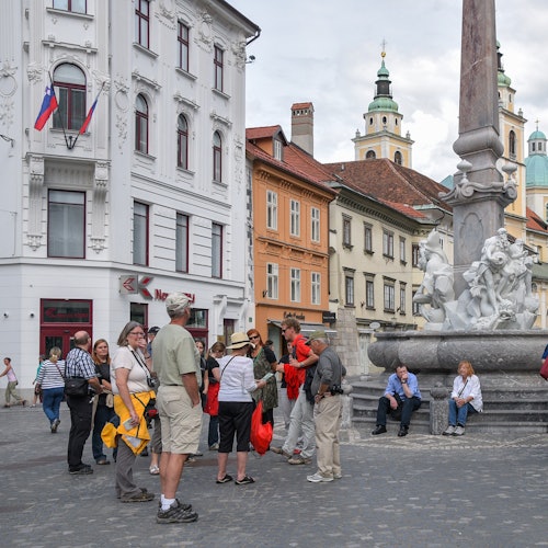 Билети за обиколка с гид на центъра на Любляна и замъка Любляна в Любляна