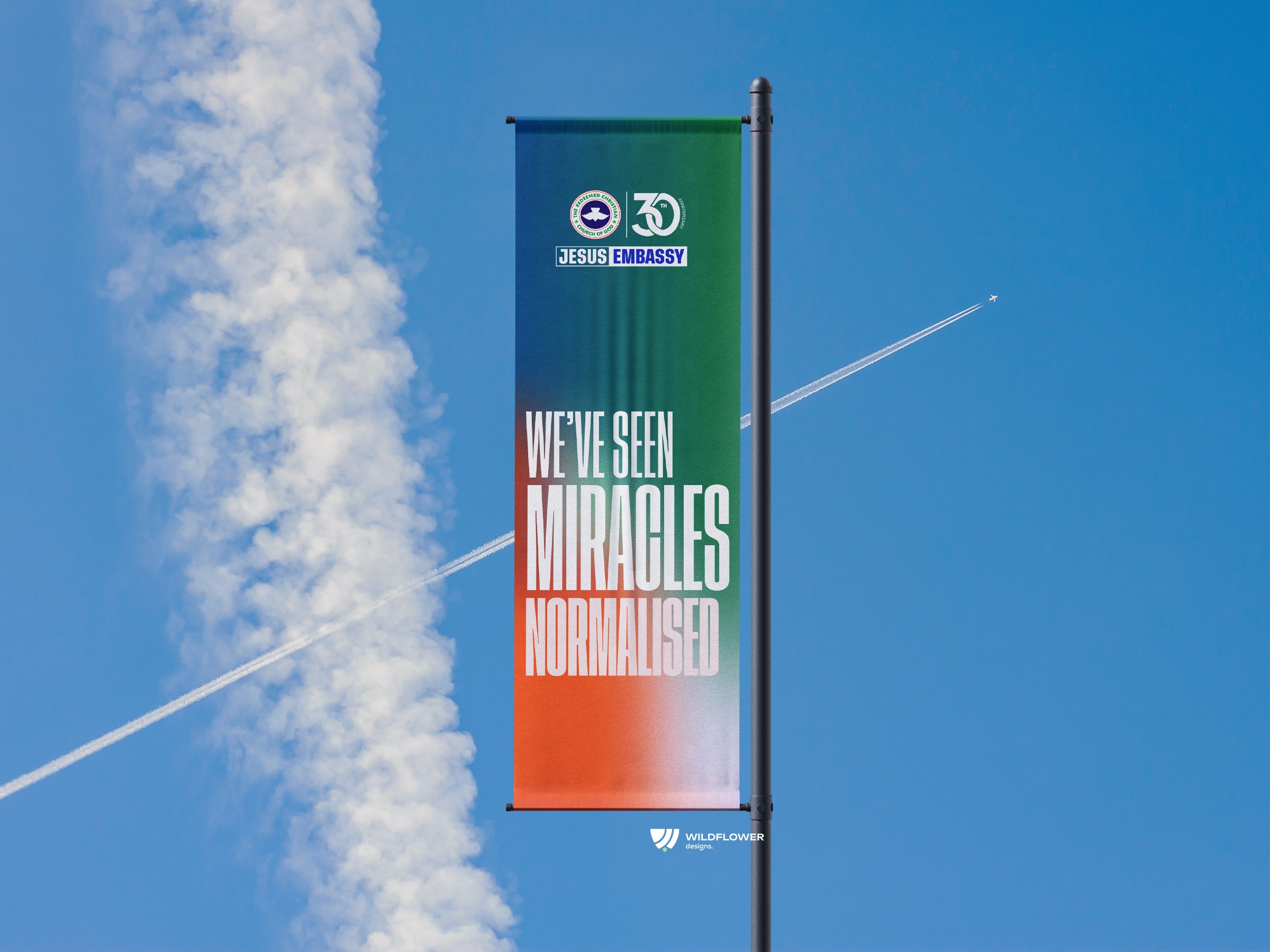 30th Flag Banner Design - 01