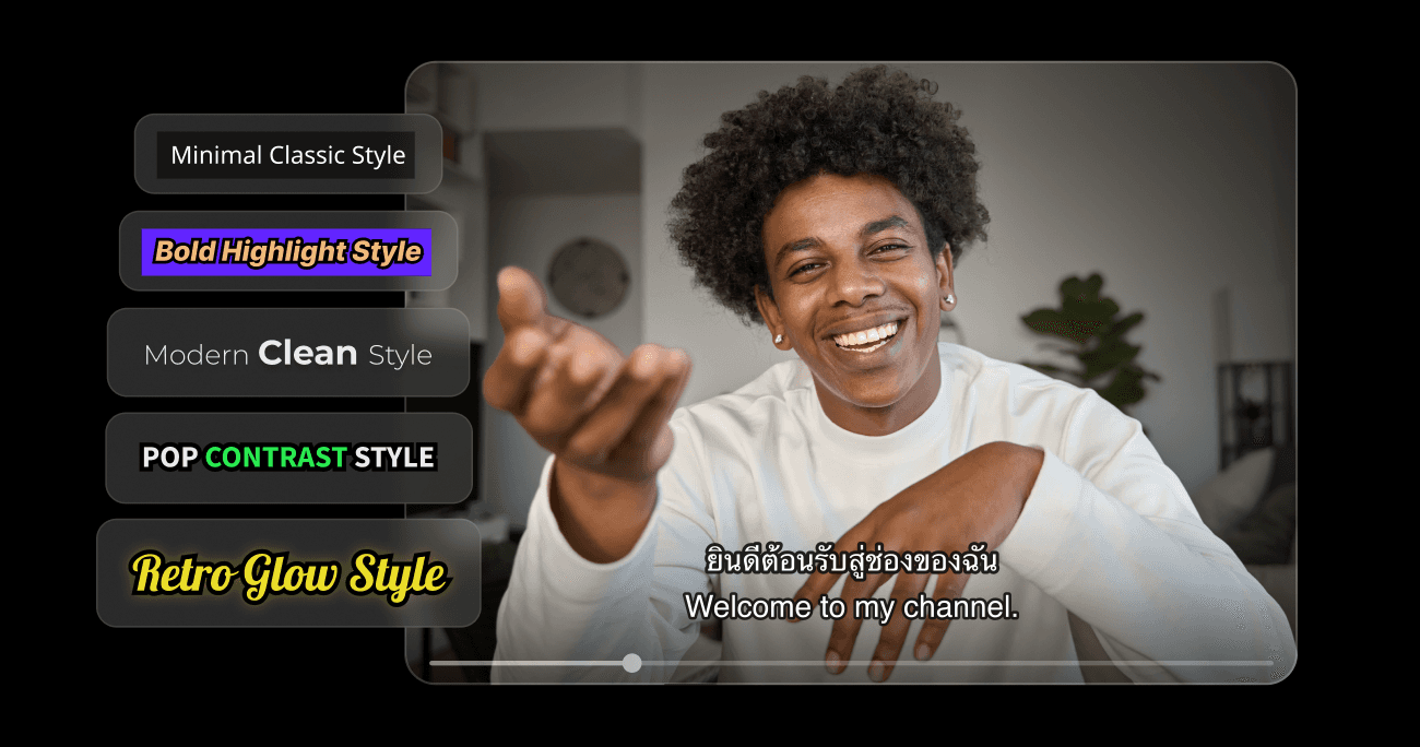 AI video dubbing by Vozo with voice cloning and lip sync technology