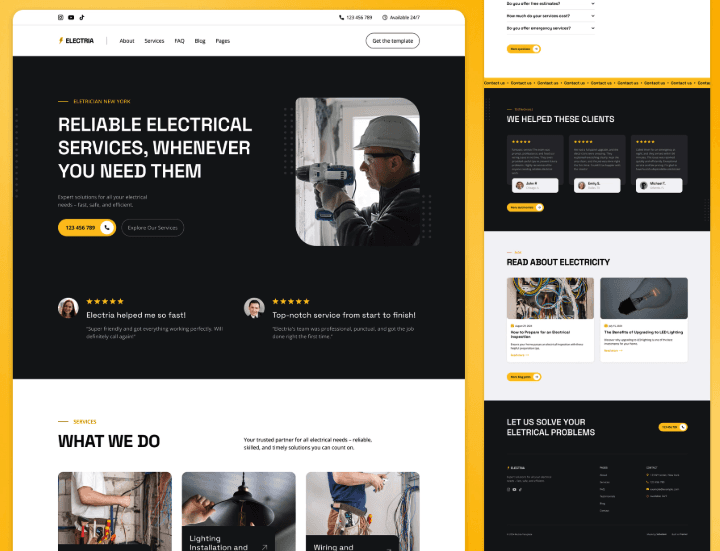 kitchen website design