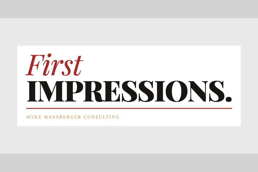 First Impressions newsletter preview