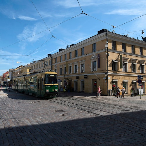 Helsingin keskustassa