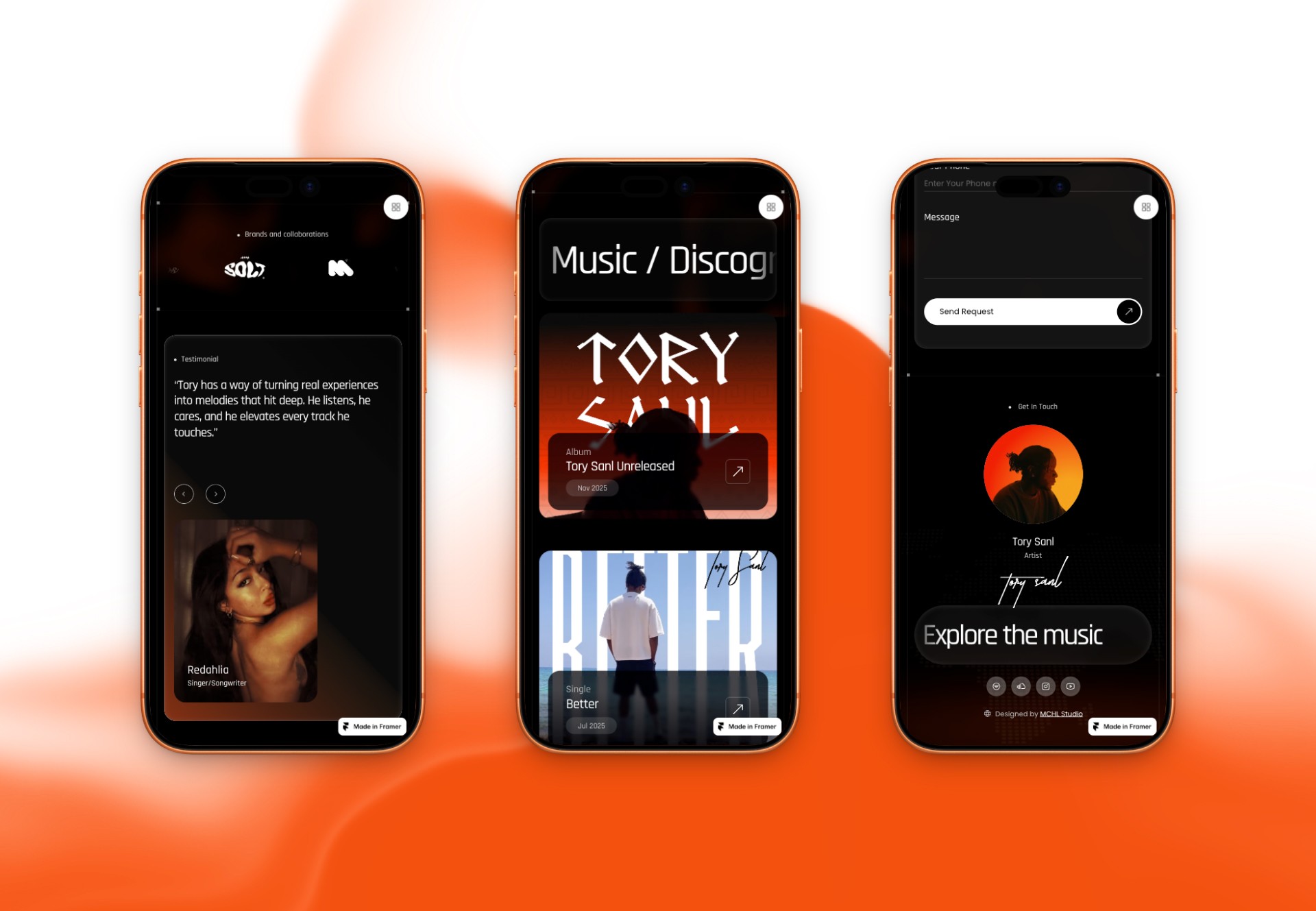 website-design-develoment-no-code-framer-artist-studio-music