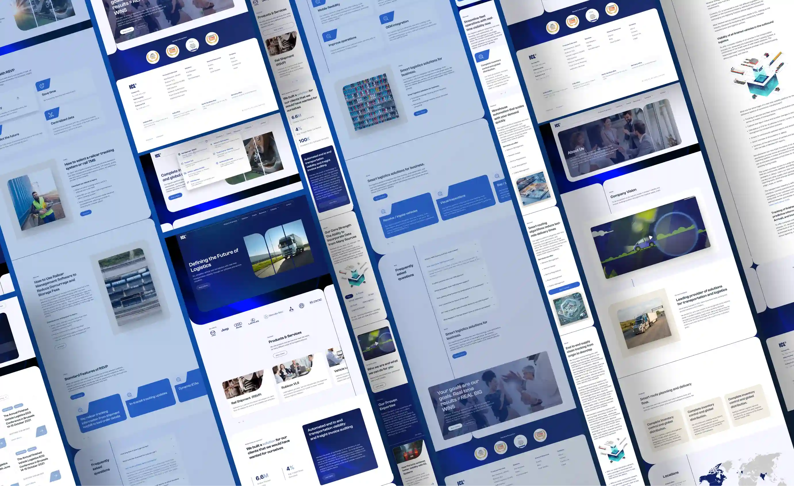 ICL Systems website redesign for transportation operations