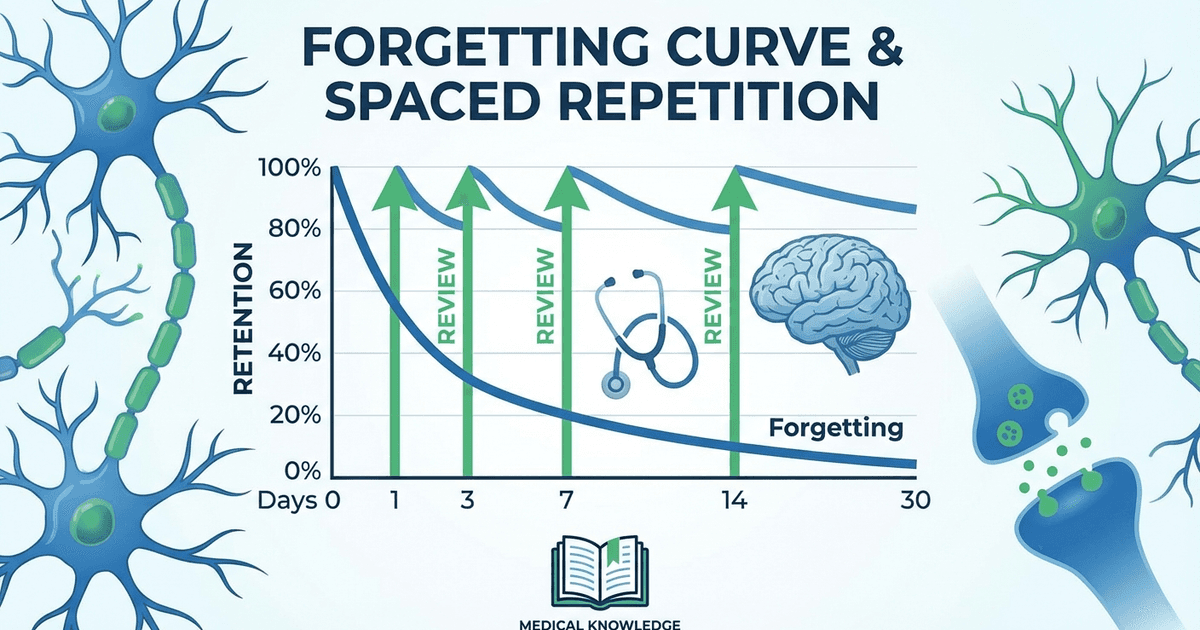 Cover: Why Spaced Repetition Works for Medical Students (And How Oncourse Is Built Around It)