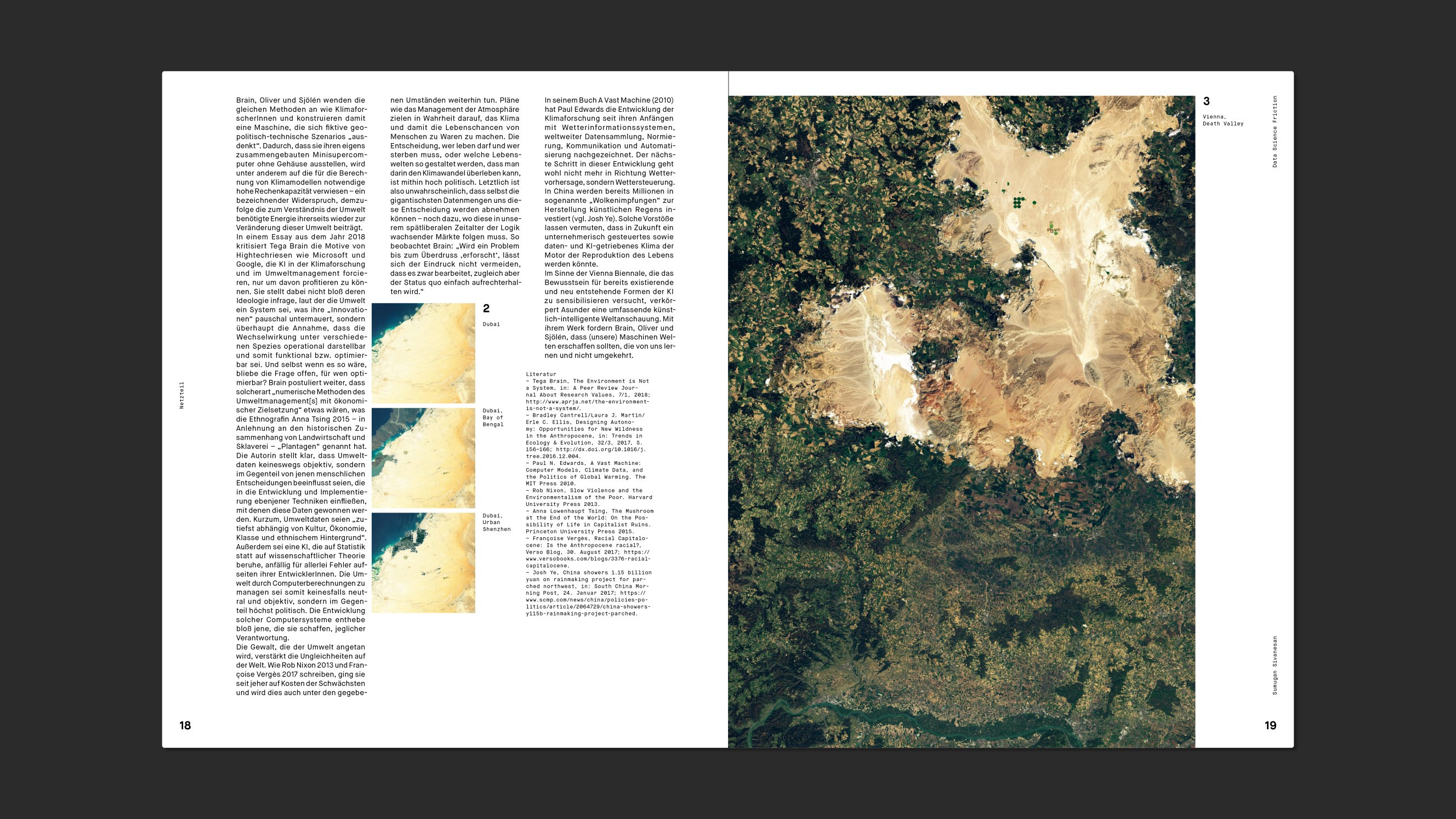Springerin editorial design magazine layout