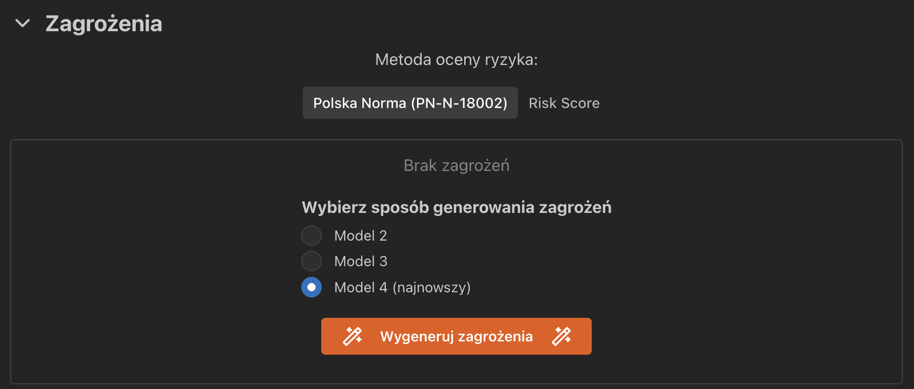Generowanie zagrożeń