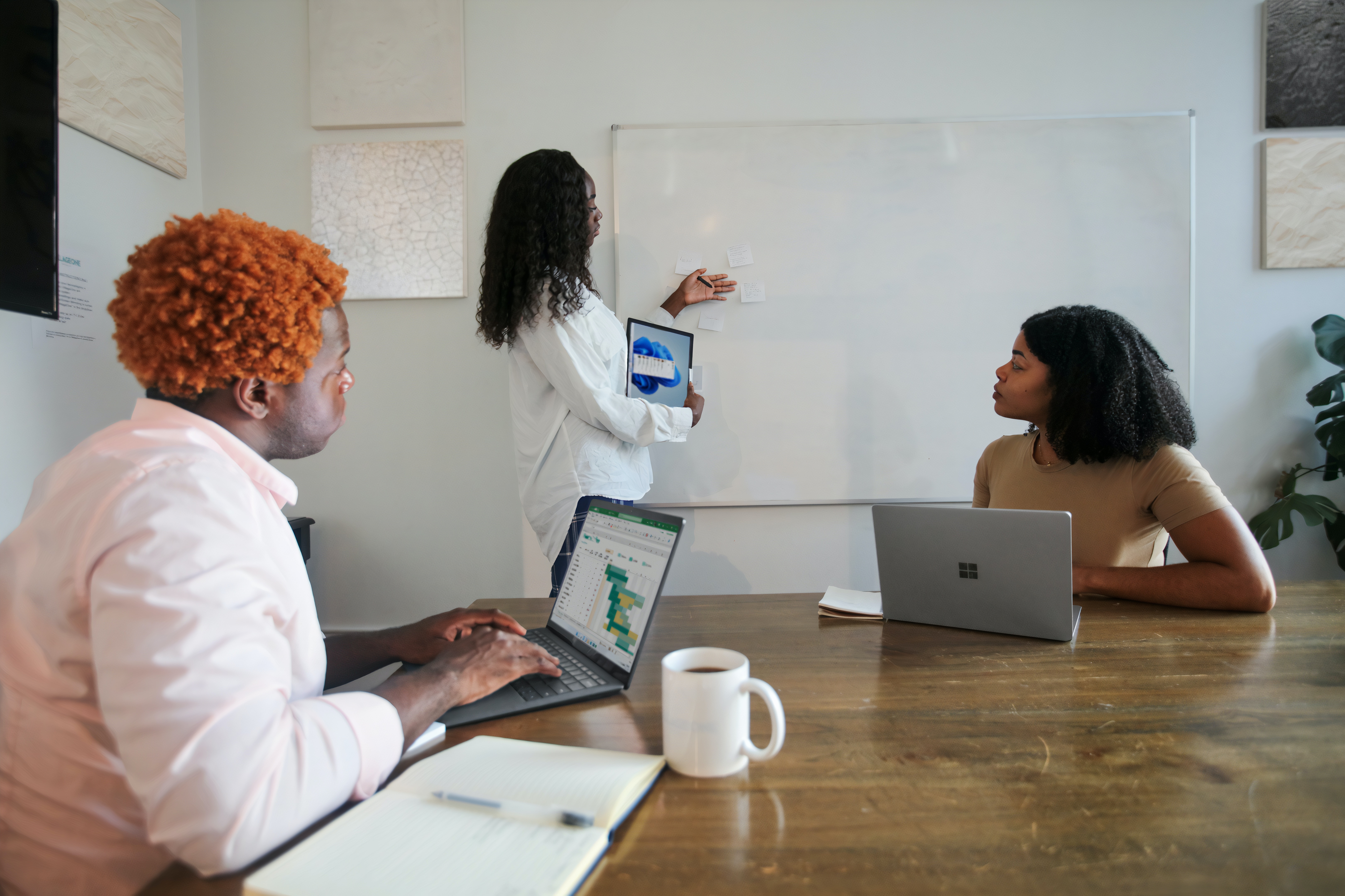 men taking a class on extract text from excel cell