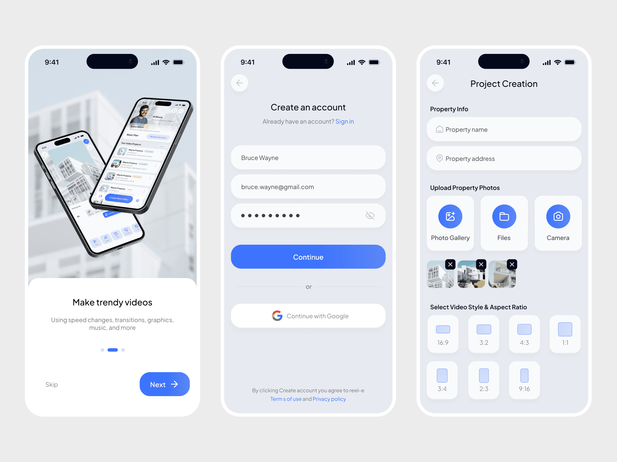 Image of Vistavue Mobile App Design