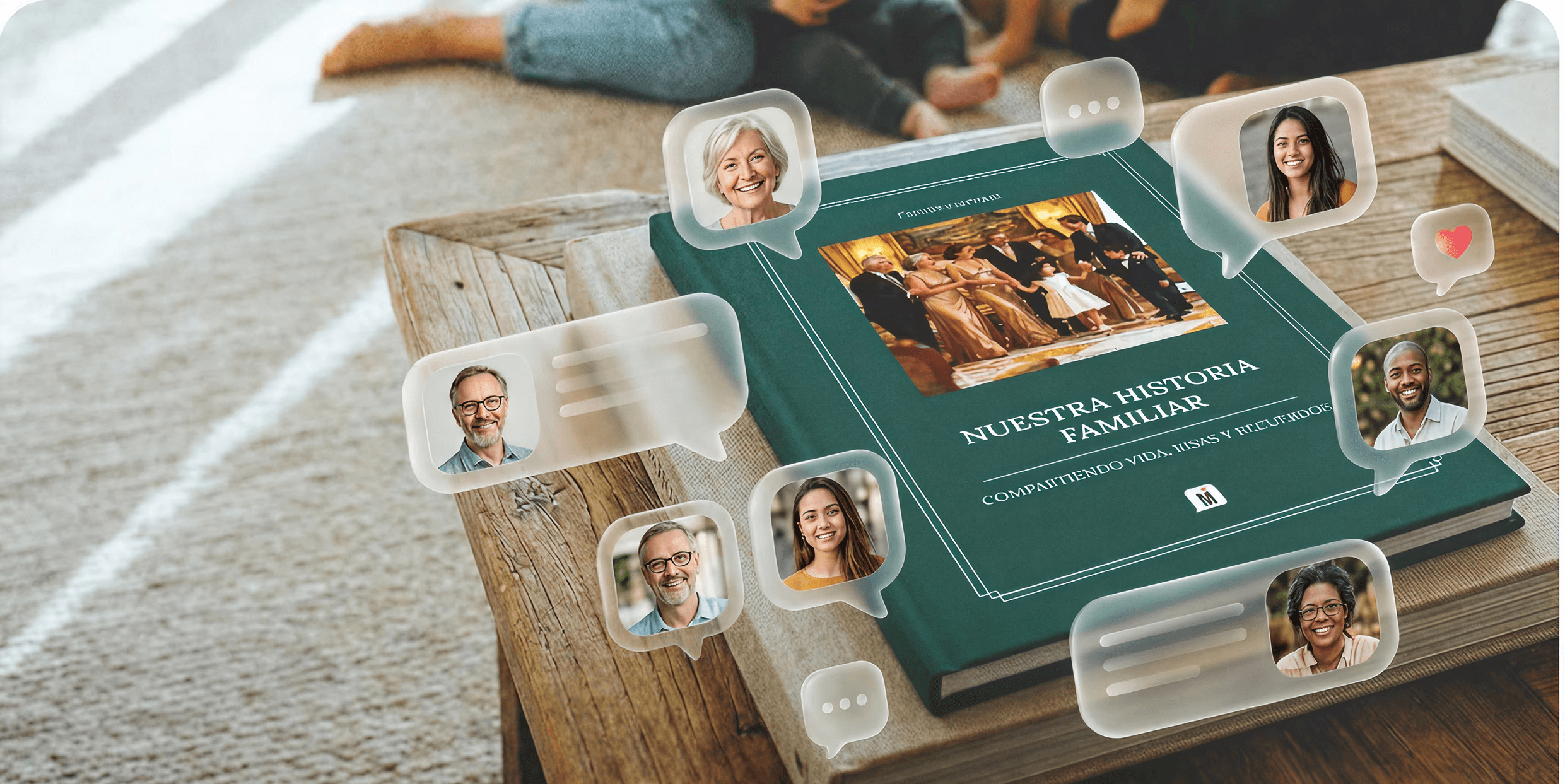 Libro colaborativo MILA en mesa