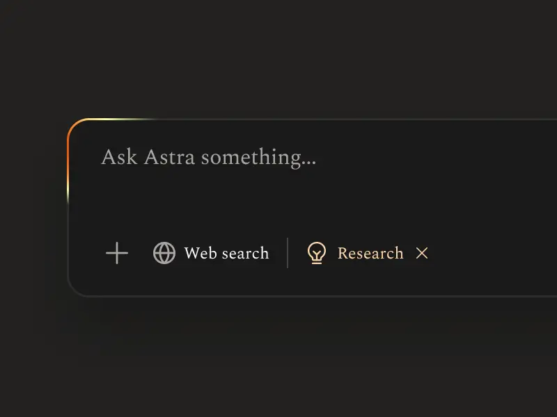 Astra AI Chatbot - Composer