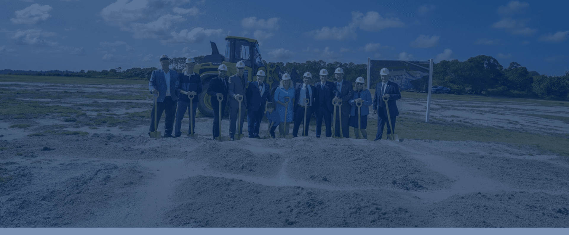 City lights and traffic at dusk.