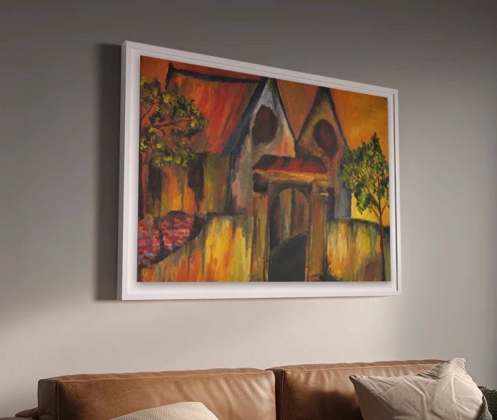 premium art poster and canvas prints, with originals available, from QART , of the artwork " Hoi An Old Town "