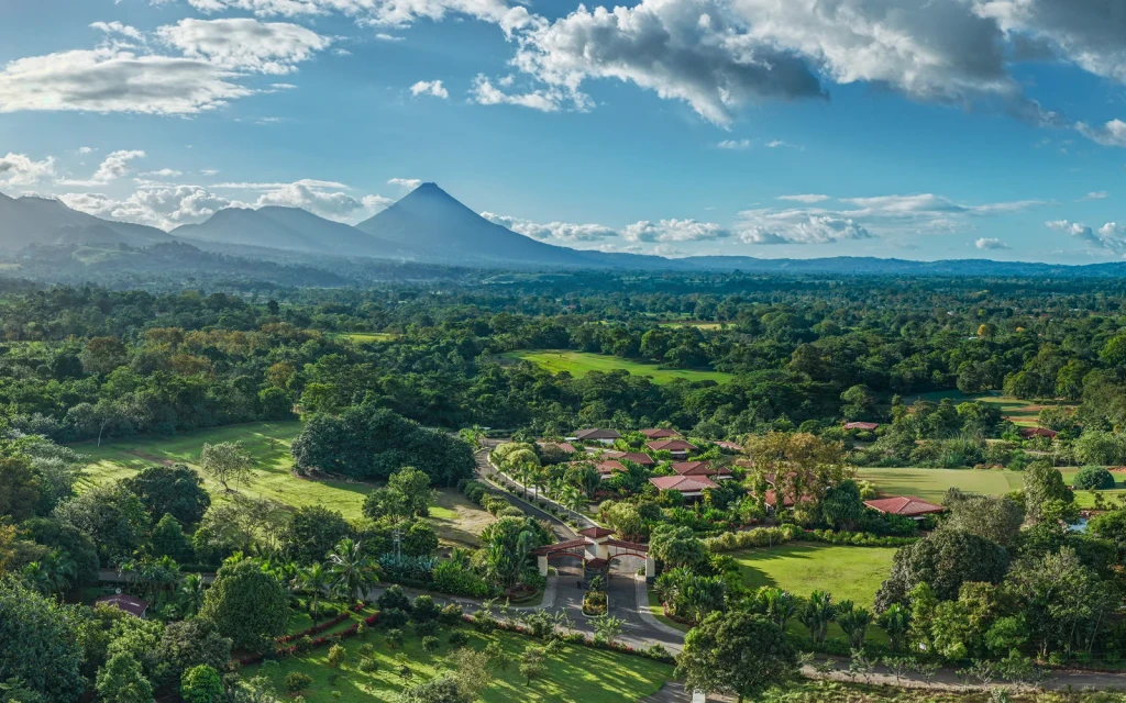 The region of Arenal in Costa Rica with Arenal Volcano