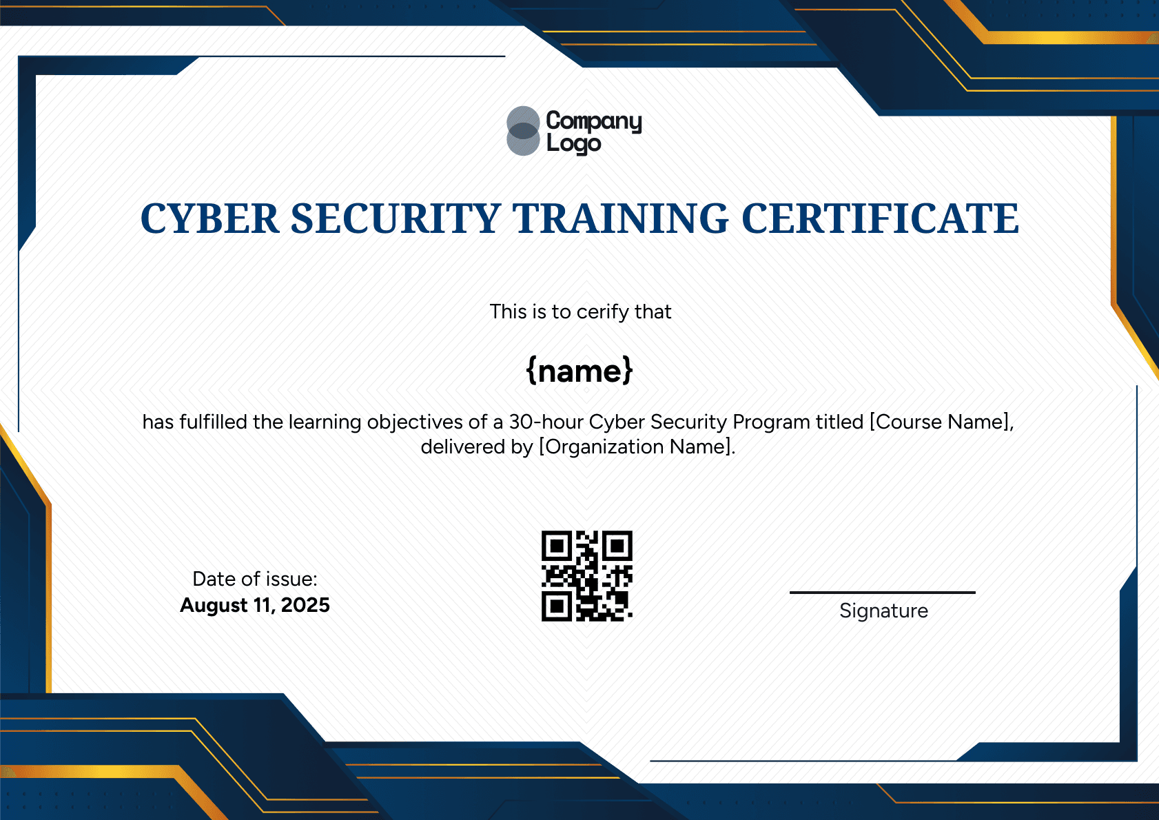 Wauld - Professional and attractive green recognition badge template