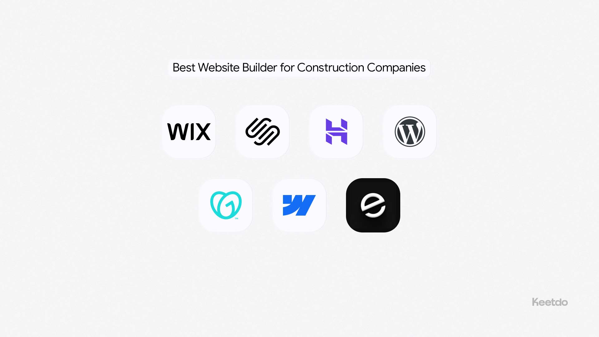 best website builder for construction company comparison