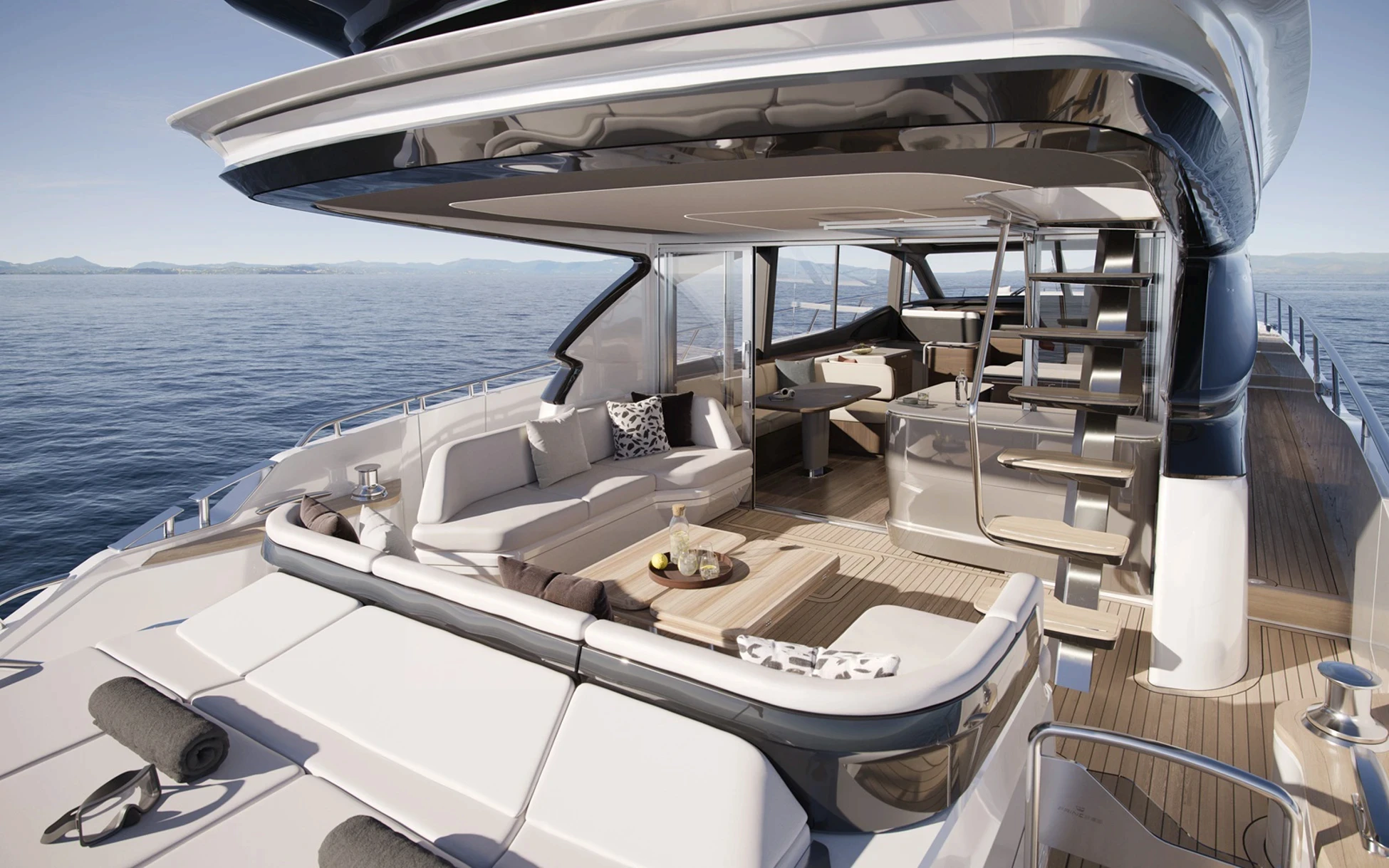 Princess S74 Stern