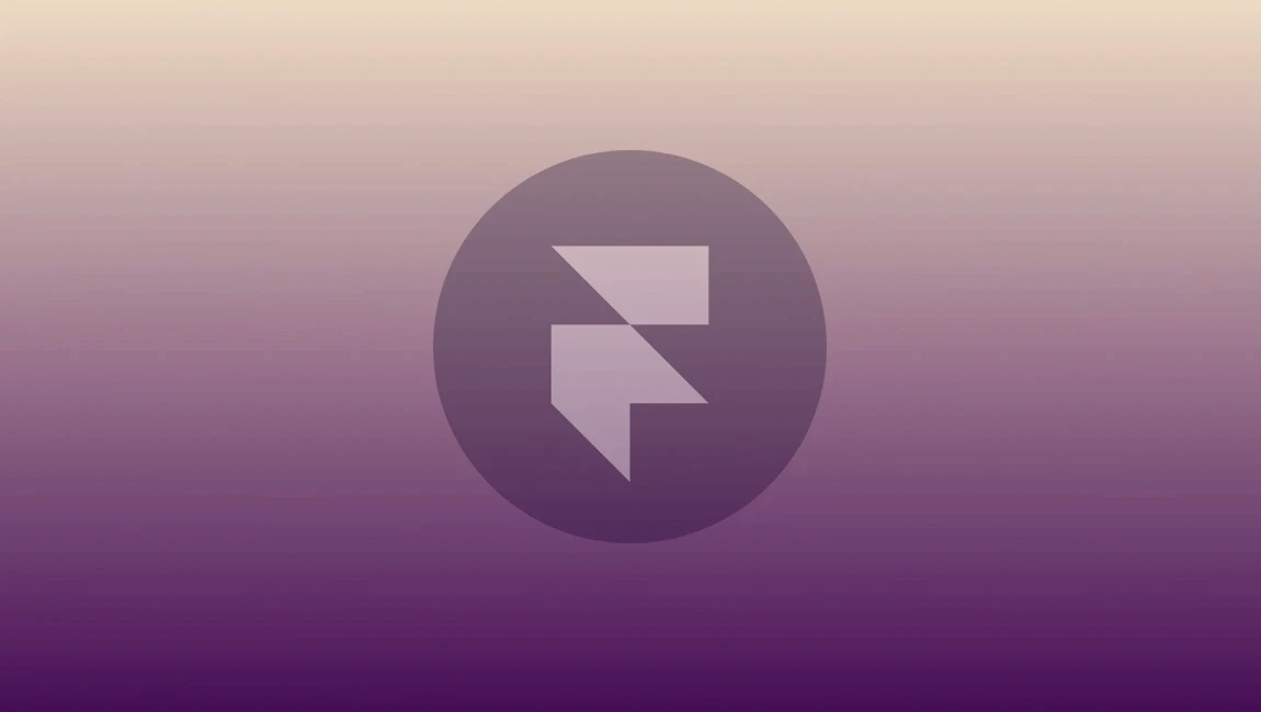 Framer logo against a gradient fade