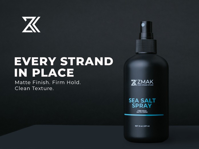 Design creative of a sea salt spray