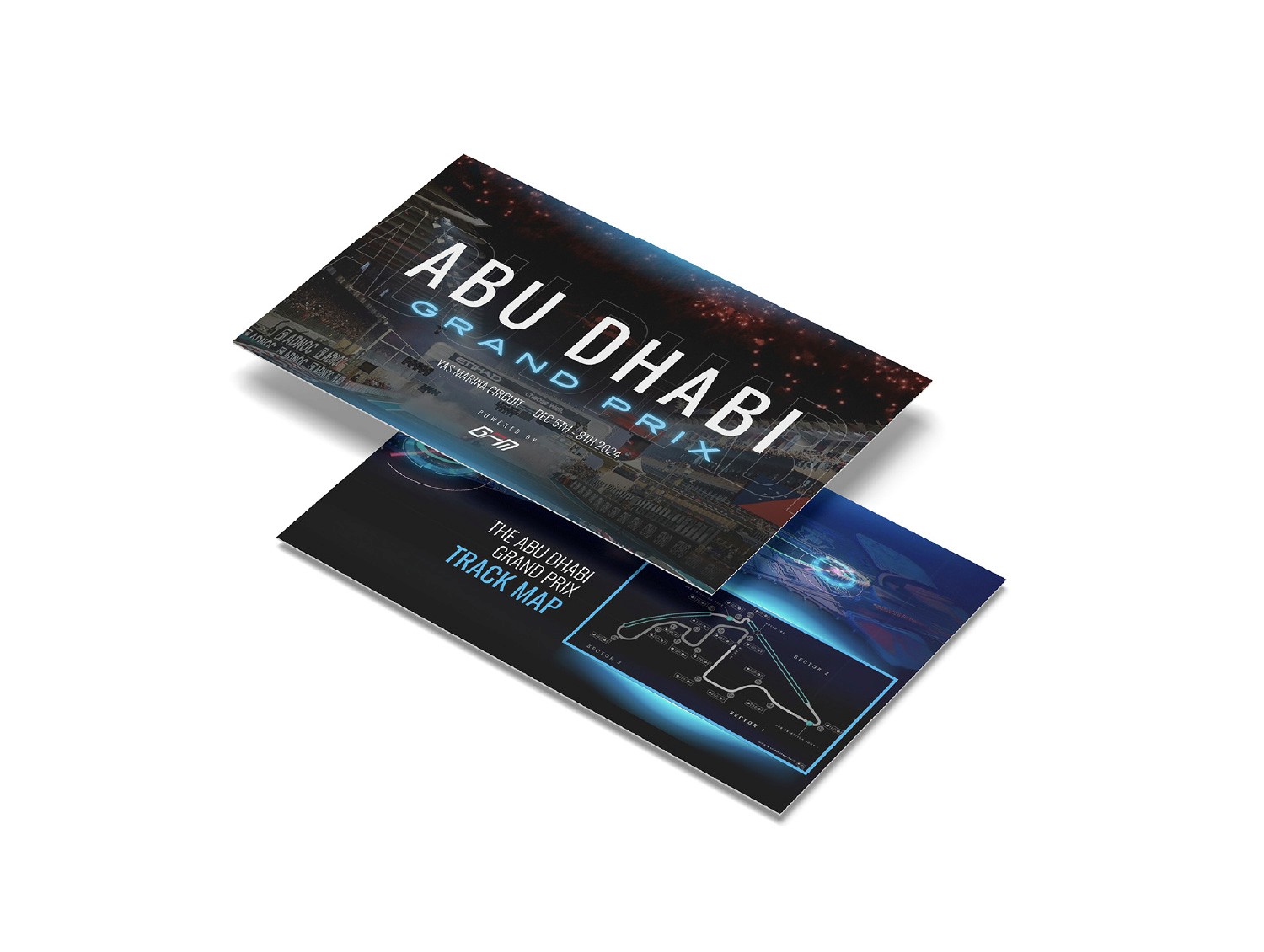 abu dhabi grand prix f1 pack design by DesignGuru