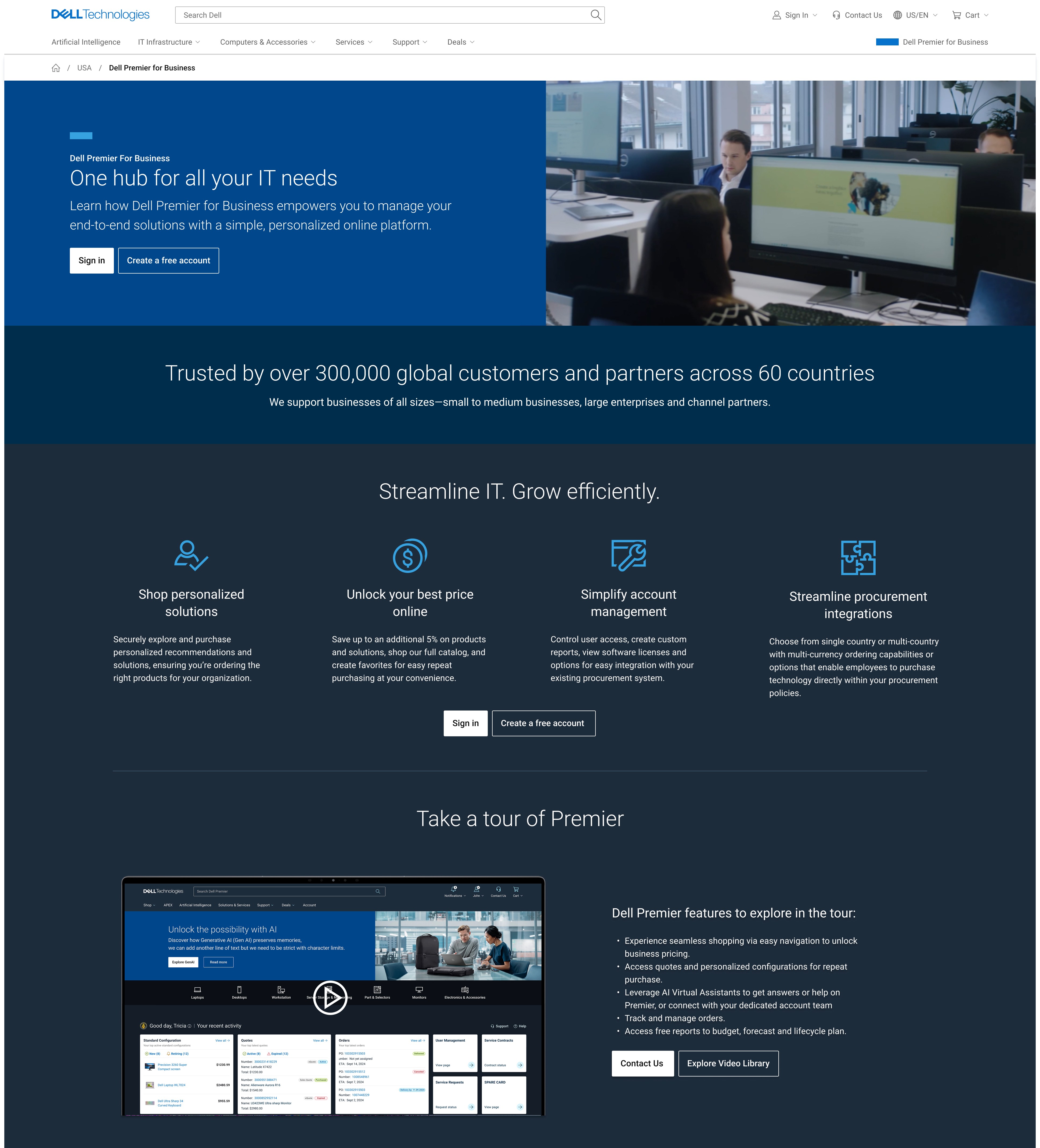 An image of Dreelio's dashboard