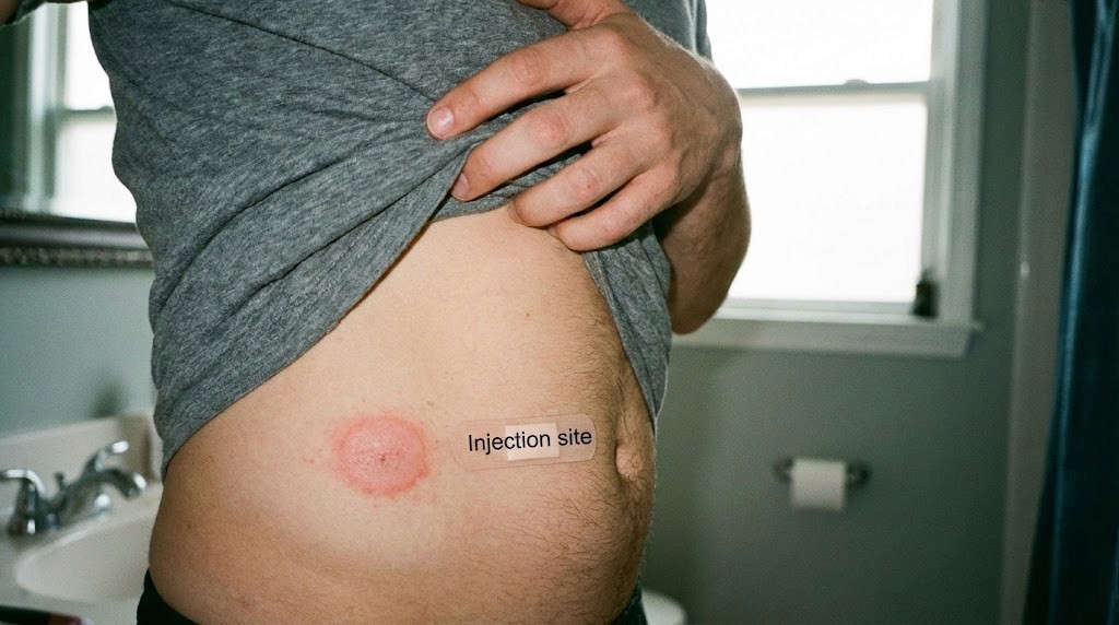 Injection site reaction tirzepatide